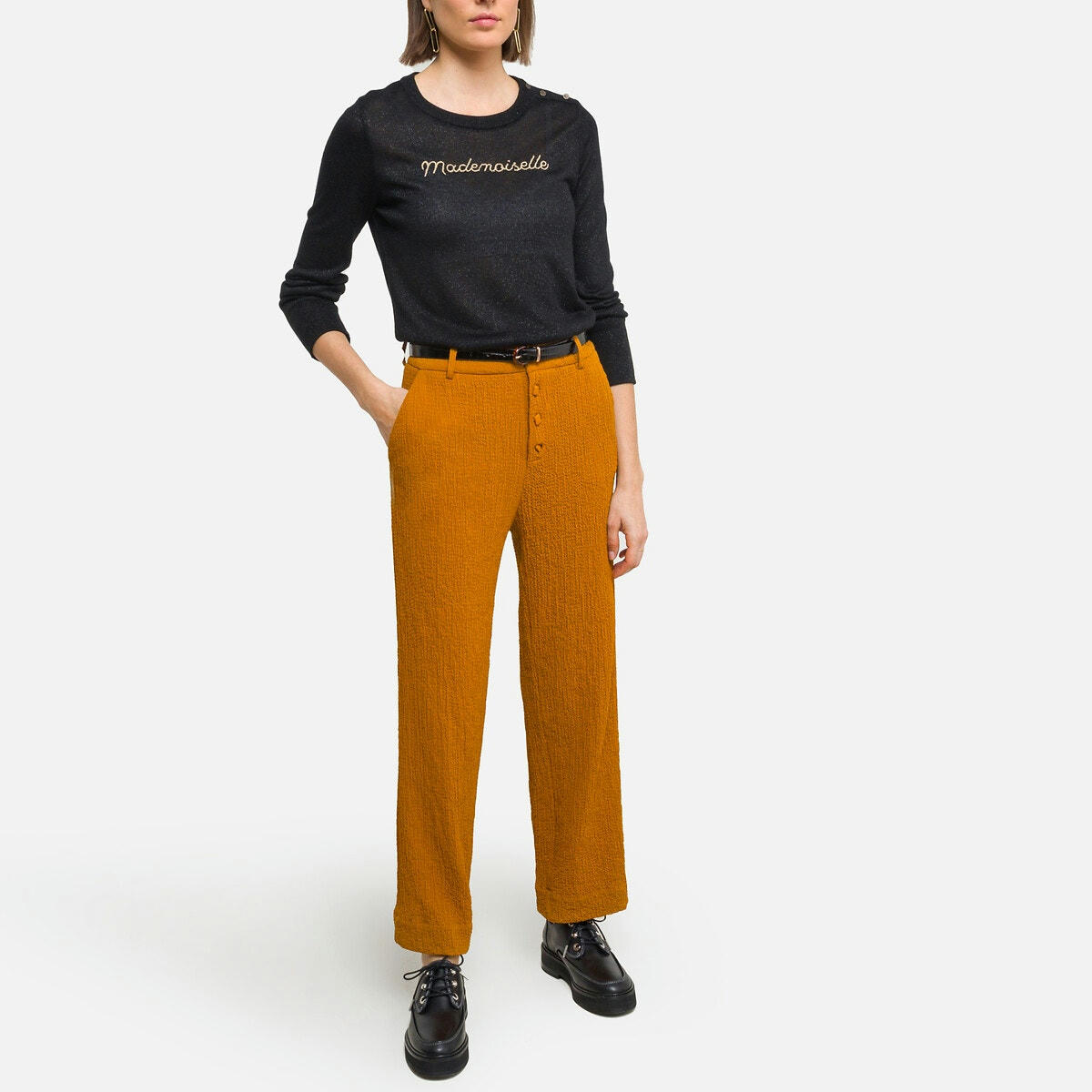 Pantalon droit large