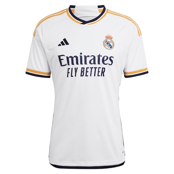 Vini Jr. Los Merengues adidas 2023/24 Home Replica Player Jersey - White