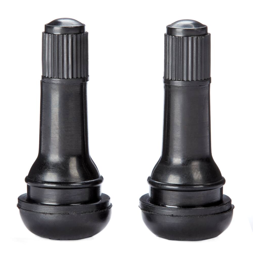 Certified TR413 Rubber & Copper Tubeless Tire Valves, 2-pcs