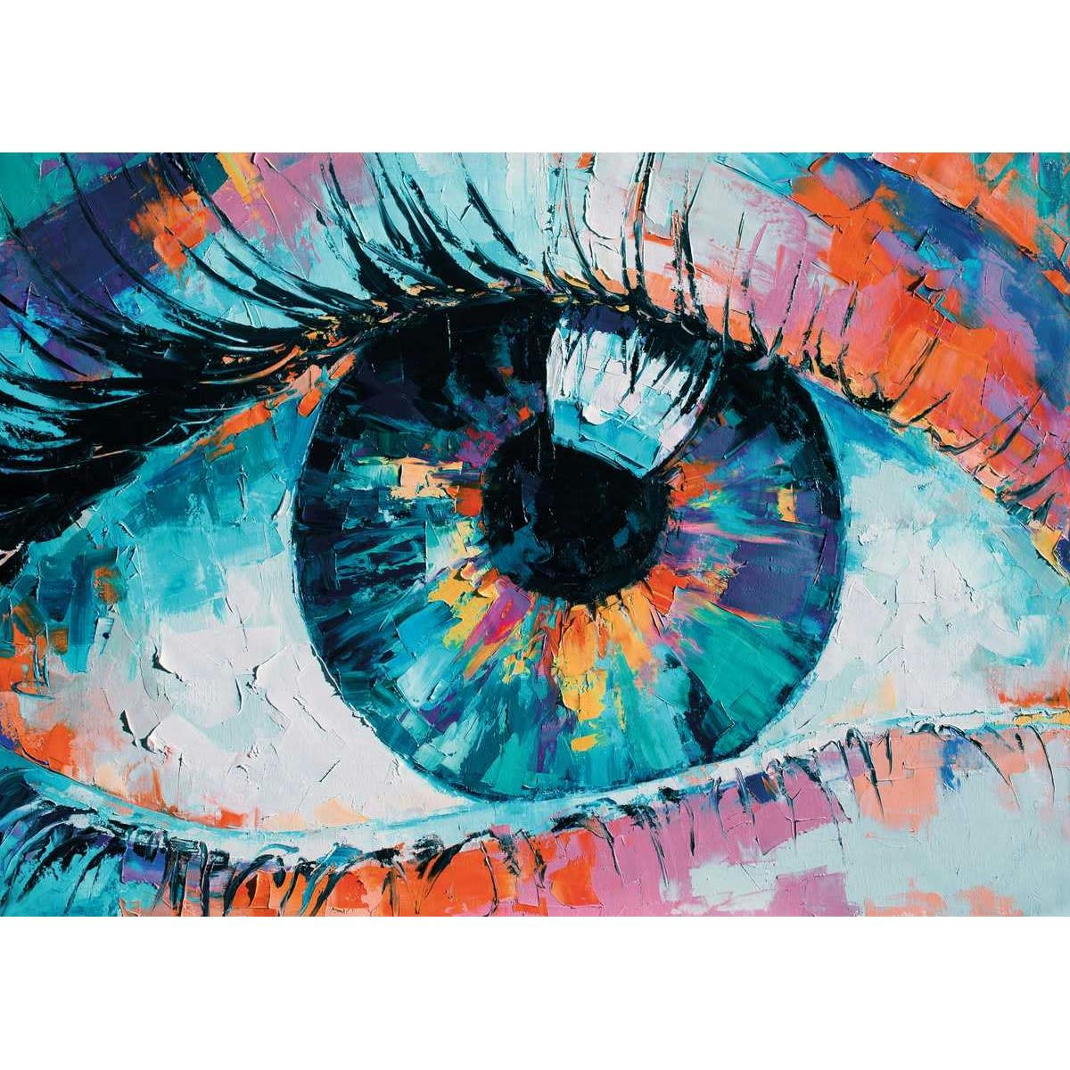 POP VITAMINÉ - Tableau sur verre il coloré 45x65 cm