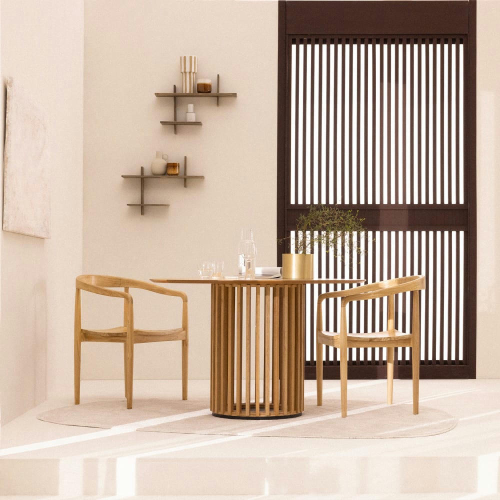 OVADA - Etagère murale en bois clair