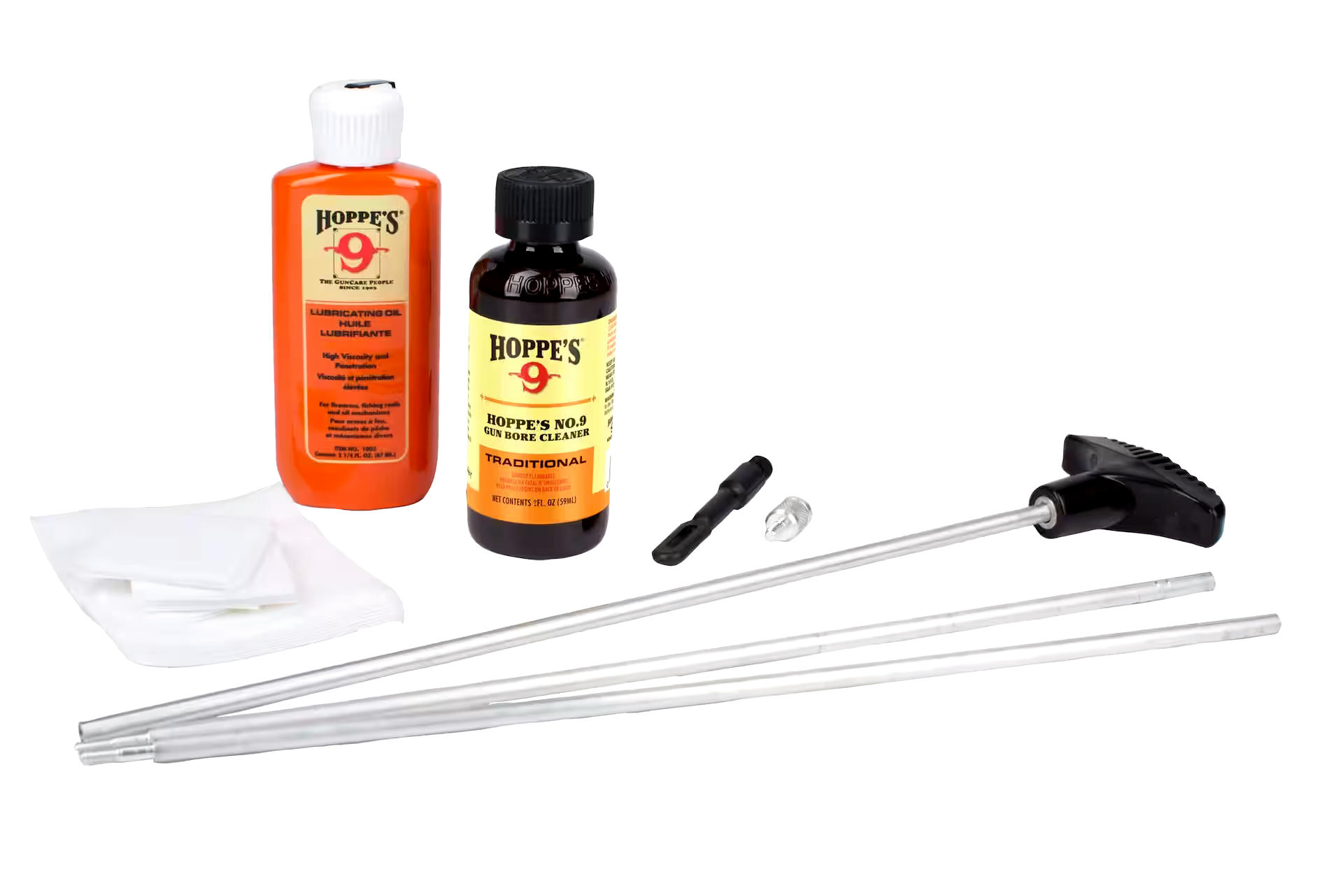 Hoppe's All Gauges Hunting Shotgun Cleaning Kit with Aluminum Rod