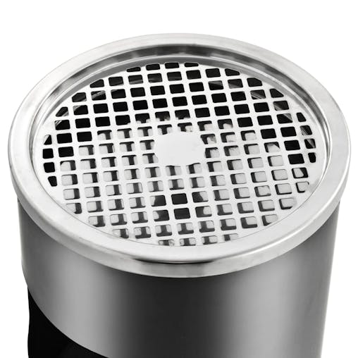 NNEVL Ashtray Dustbin Hotel 30 L Steel Grey
