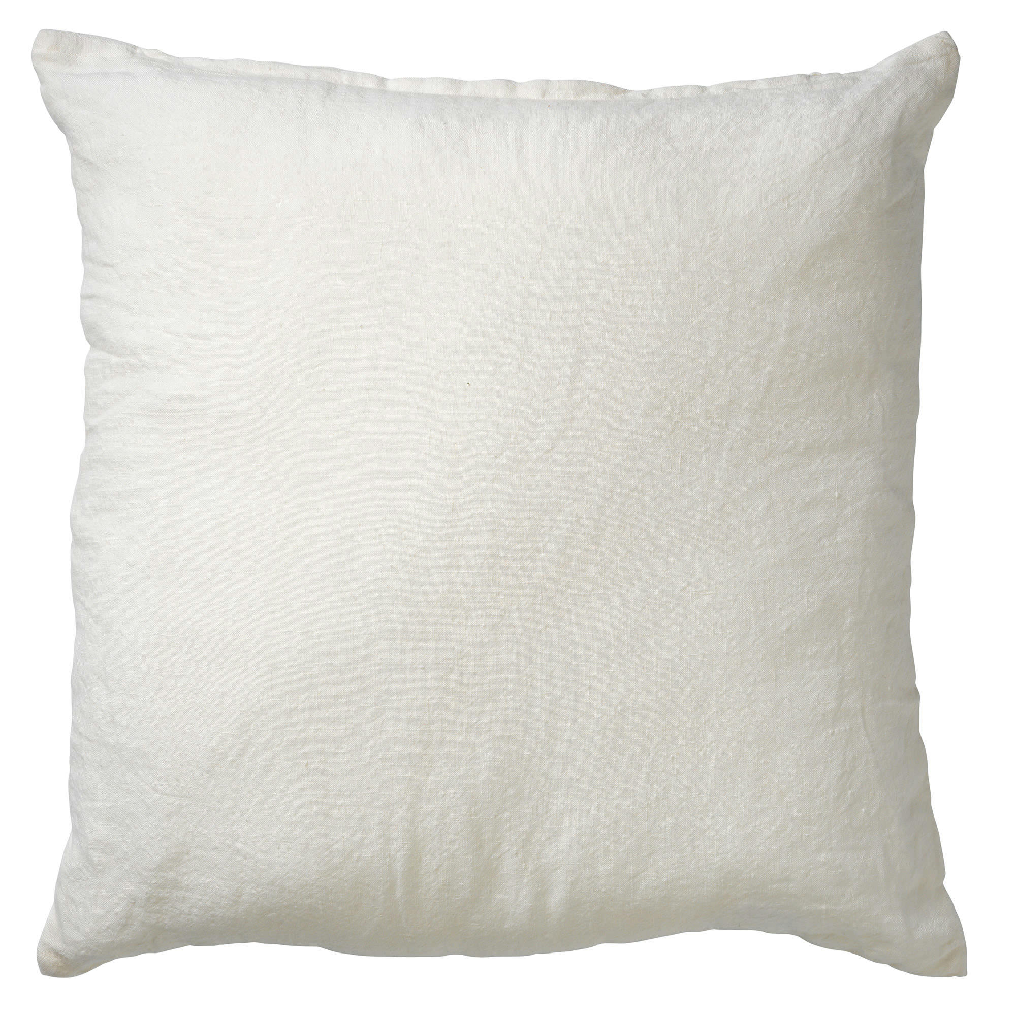 - Housse de coussin blanc en laine-45x45 cm uni