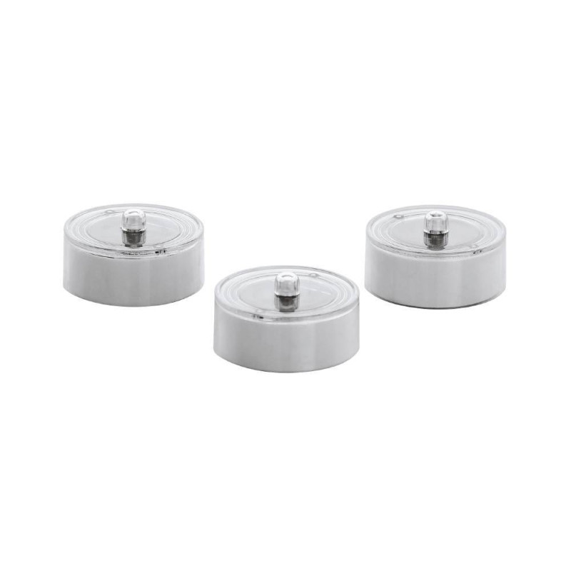 Bougie chauffe-plats LED solaire EGLO 3 pièces