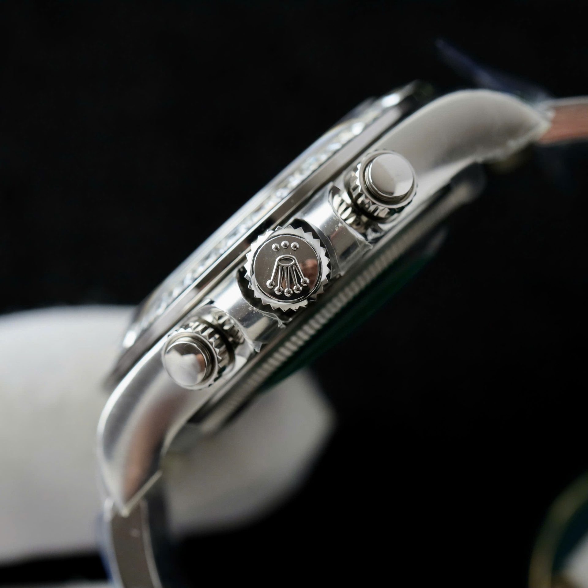Rolex Daytona 126500 904L Steel Silver Dial With Diamonds 40mm Oyster Super Clone