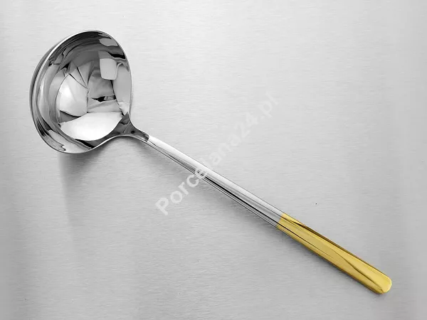 Komplet sztućców 65 cz. na 12 osób Hisar - Bahama Gold (4.0/3.0mm) złocone