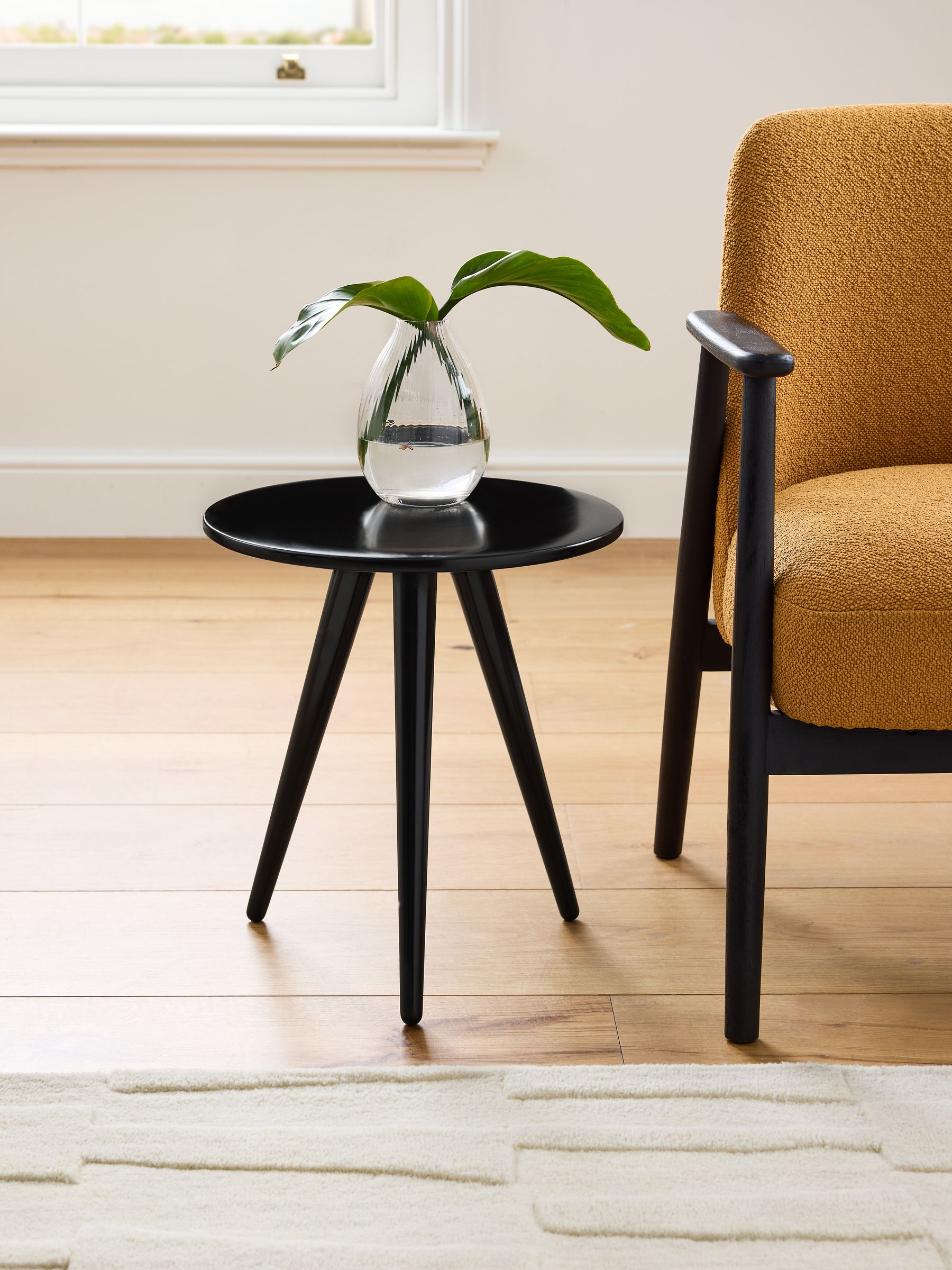 Jasper Conran London Black Bray Side Table