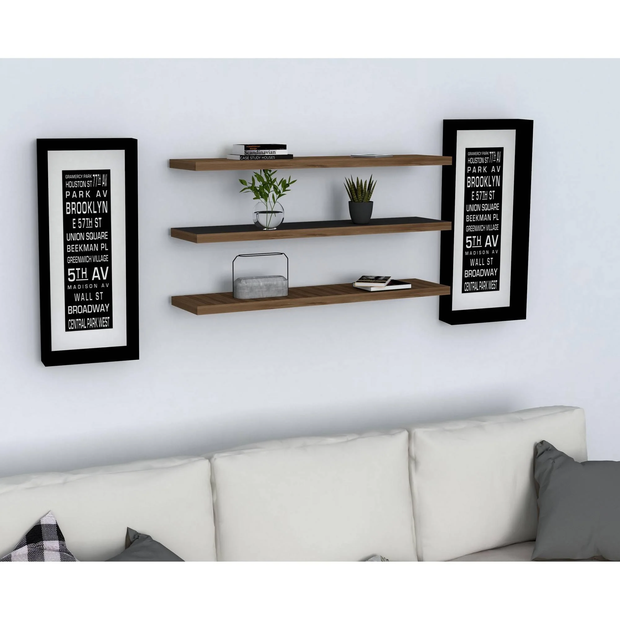 Set van 3 wandplanken Binck