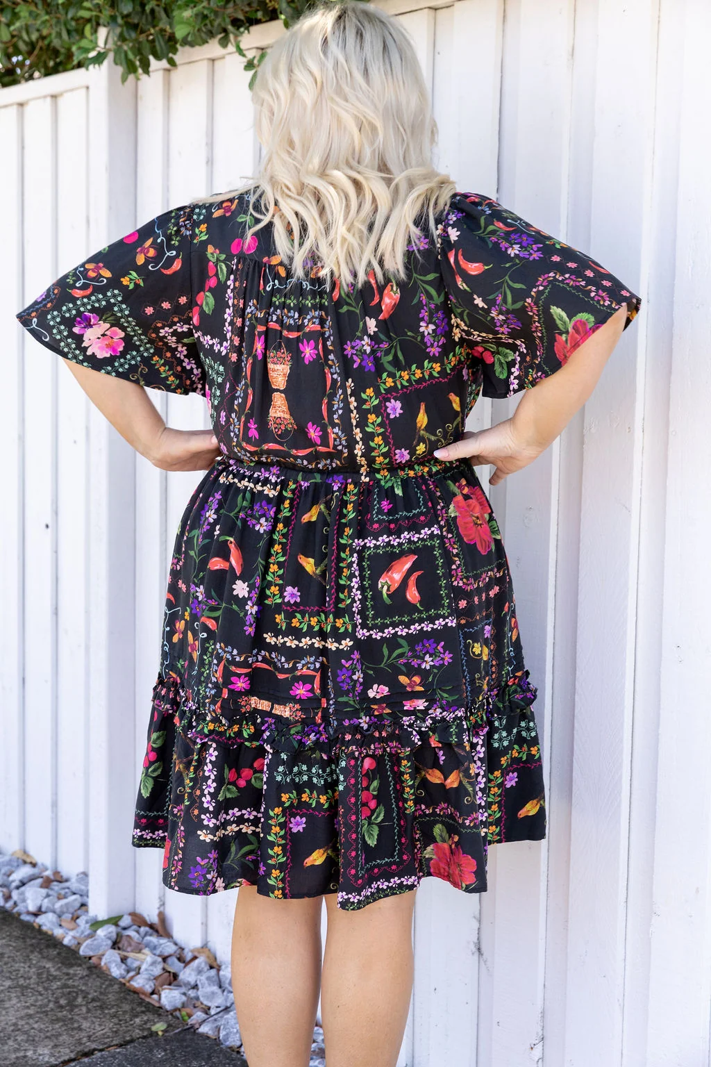 Lisa Dress in Sweet Bee