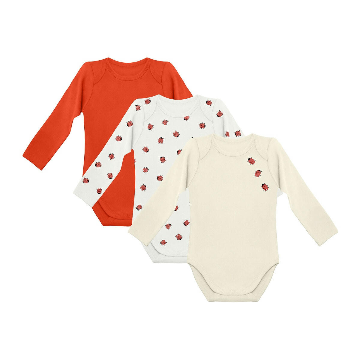 Lot de 3 bodies manches longues