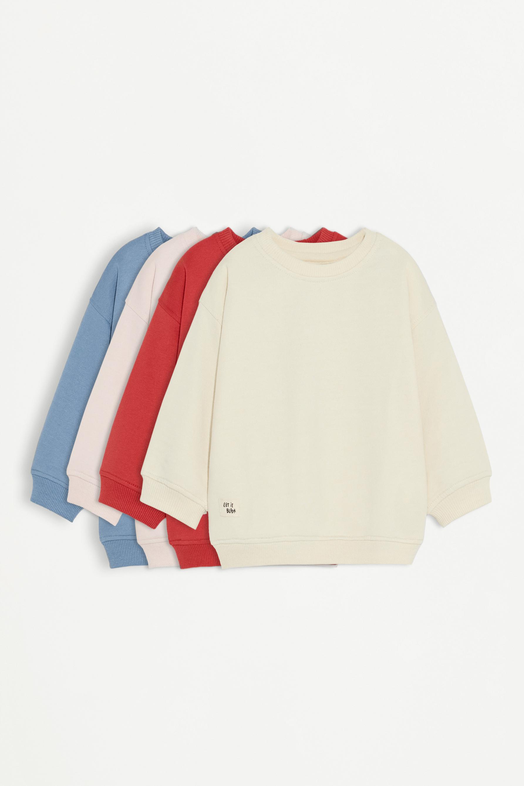 Pack 4 sudaderas lisas