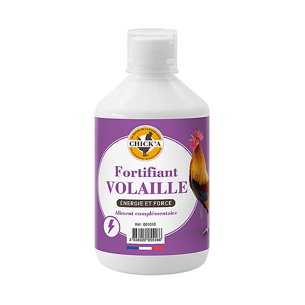 Aliment diététique complémentaire Fortifiant volaille 500 ml, CHICK'A