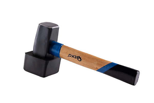 Marteau de Pavage avec Semelle en Caoutchouc 1500 g