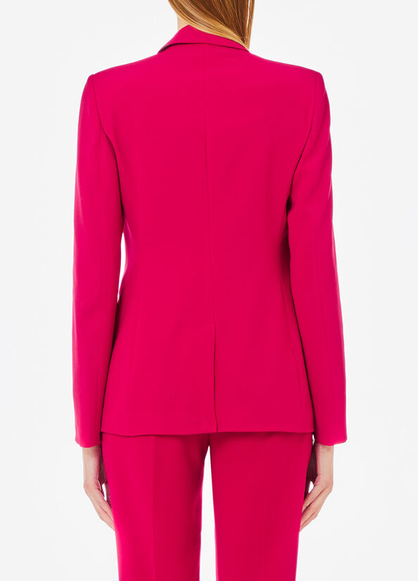 Blazer da completo in envers satin