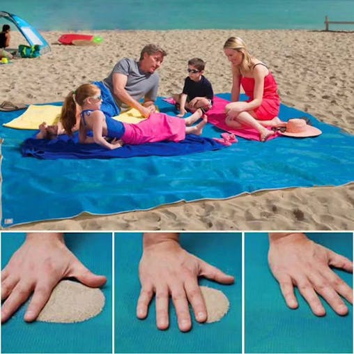 NNEOBA Sandproof Beach Blanket Waterproof Picnic Mat