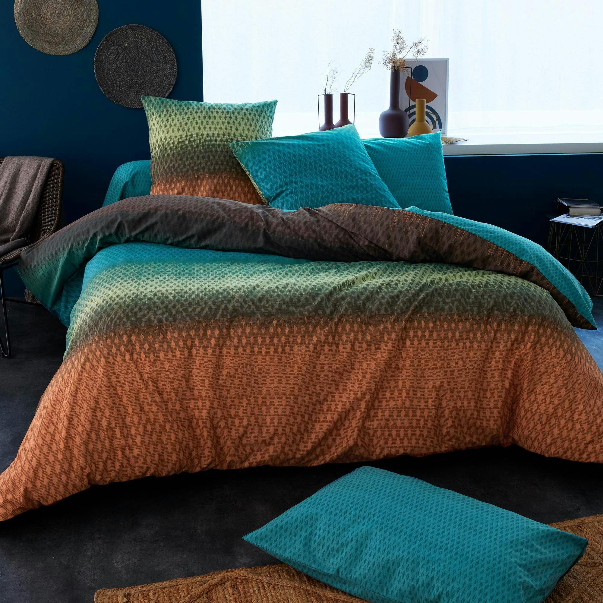 RYTHME - Housse de couette 240x220 multicolore en coton