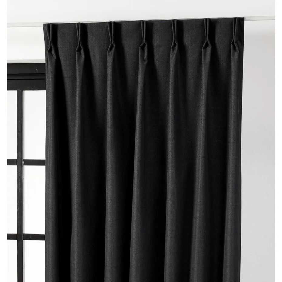 Kwantum Vouwgordijnen | Gordijnen | Gordijn Phileine  Antraciet