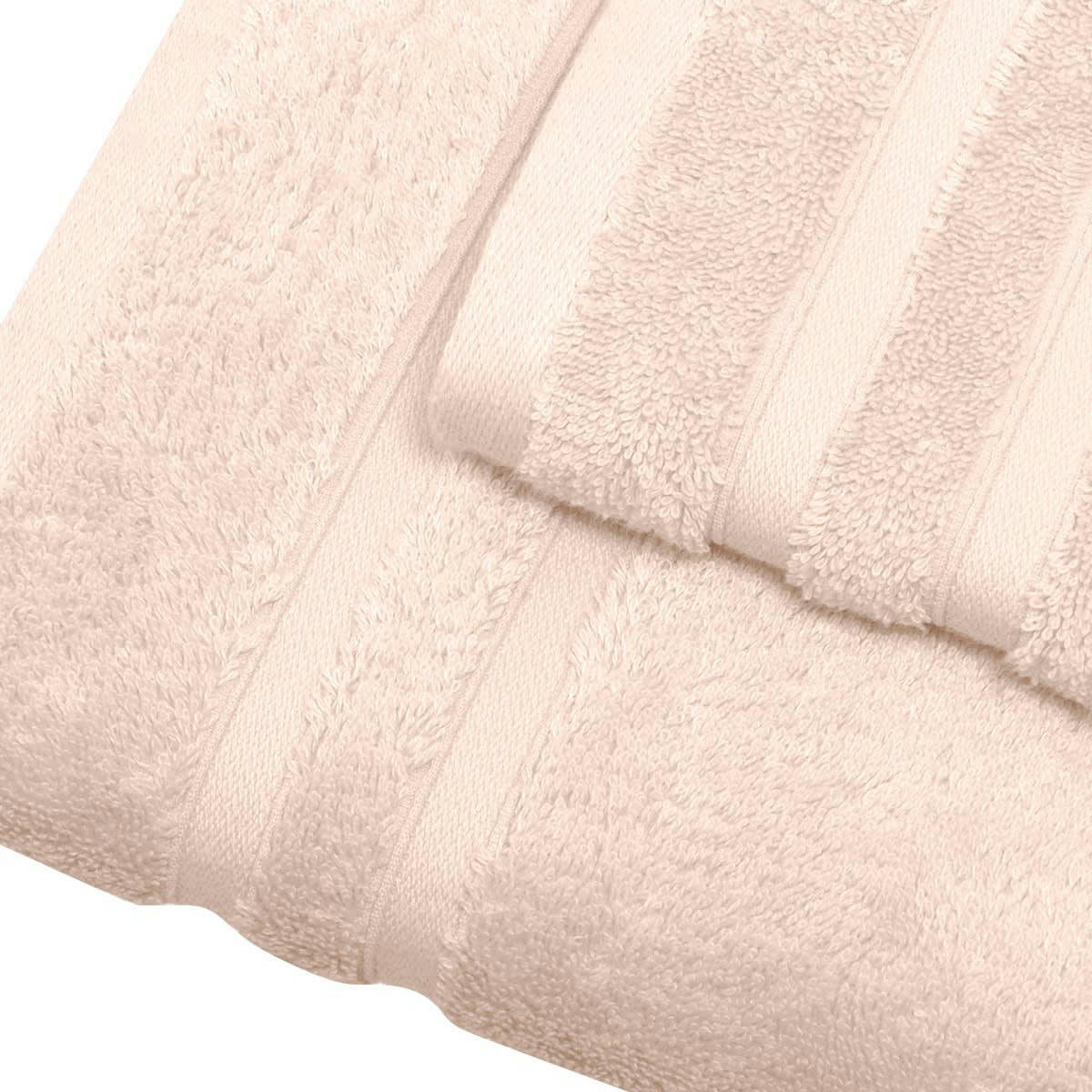 SENSILK - Serviette de toilette 600 gr/m²  poudre 50x100 cm