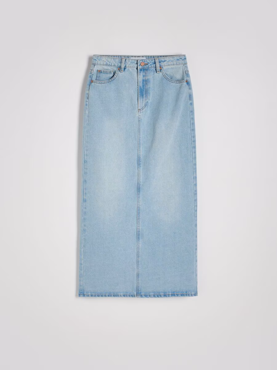 Denim Maxi Skirt