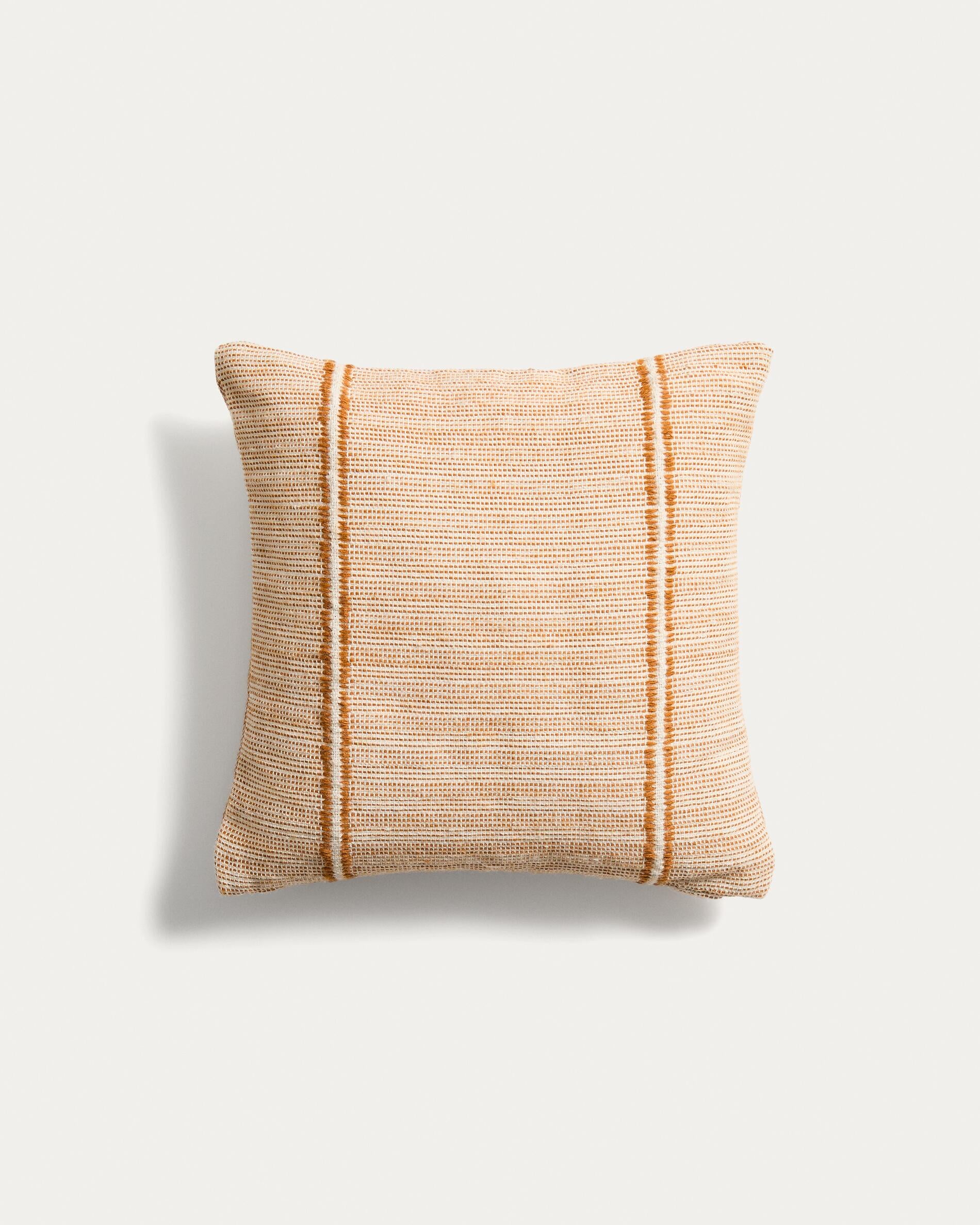 Drati orange 100% PET cushion cover 45 x 45cm