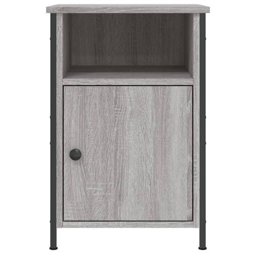 NNEVL Bedside Cabinets 2 pcs Grey Sonoma 40x42x60 cm Engineered Wood