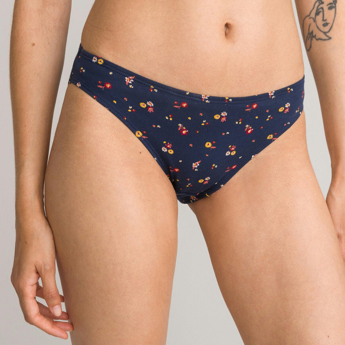 Lot de 2 slips, imprimé fleurs