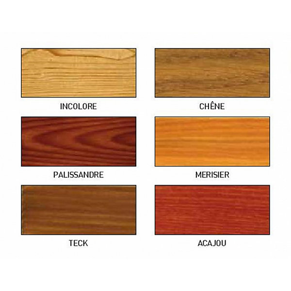 Lasure bois, protection boiseries intérieur extérieur, résine alkyde-1 litre-Teck-Peintures Daniel
