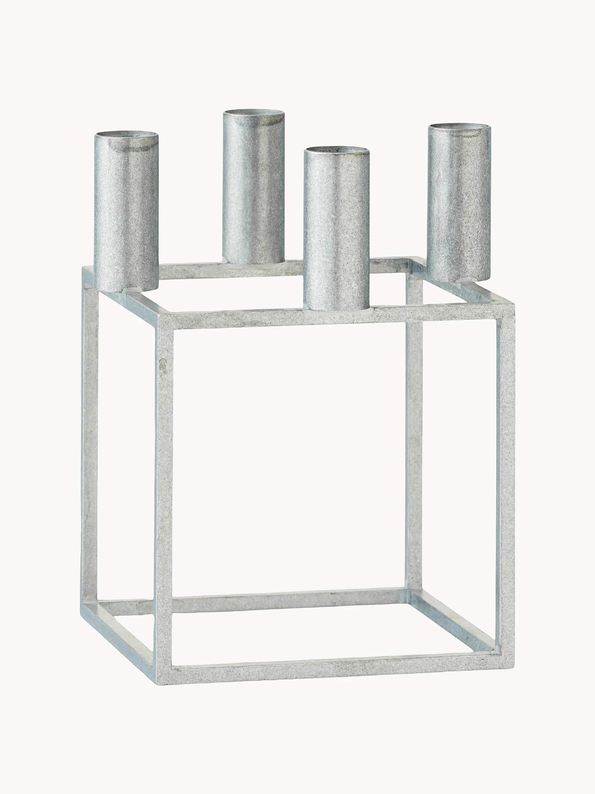 Metall-Kerzenhalter Kubus
