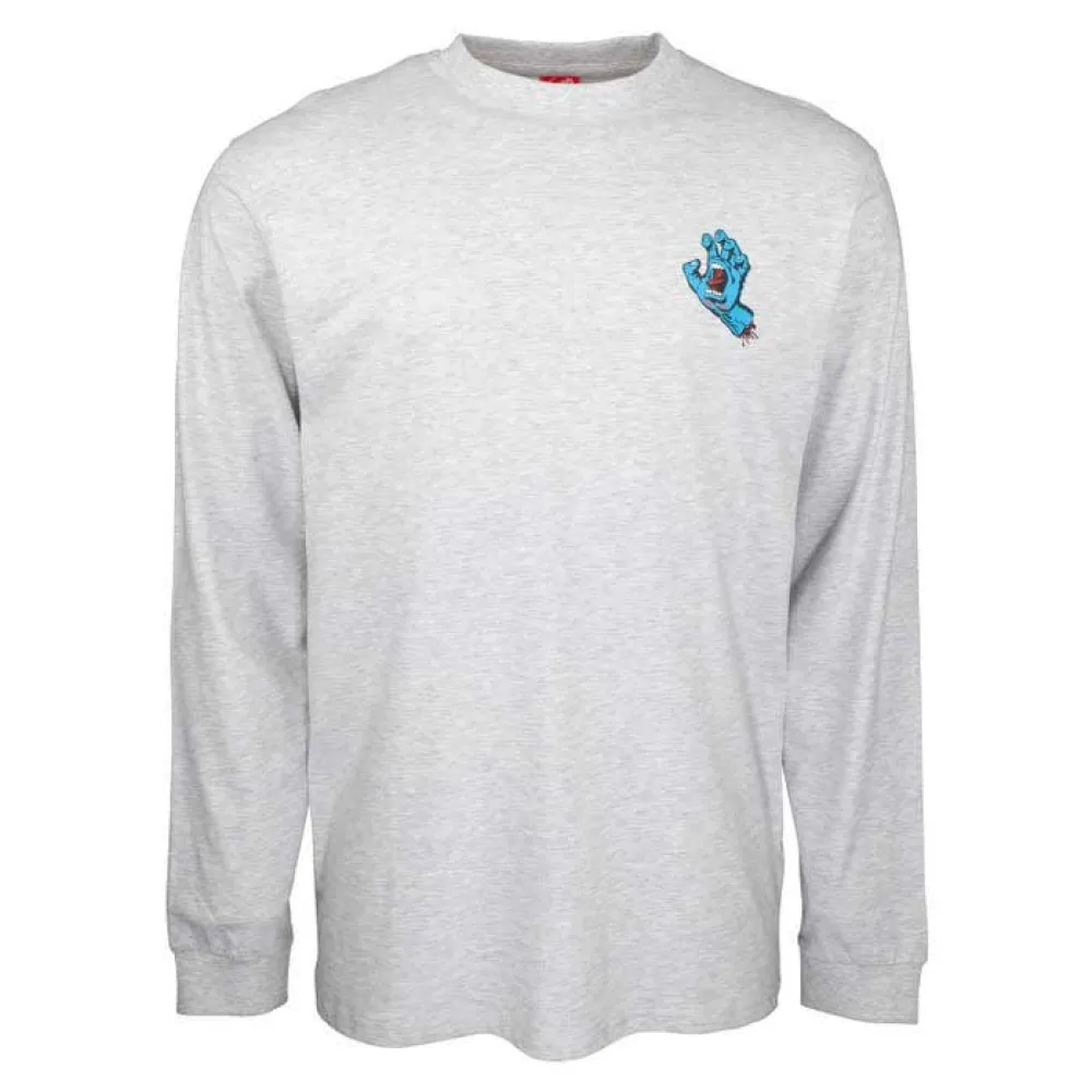 Santa Cruz Screaming hand chest long sleeve T-shirt