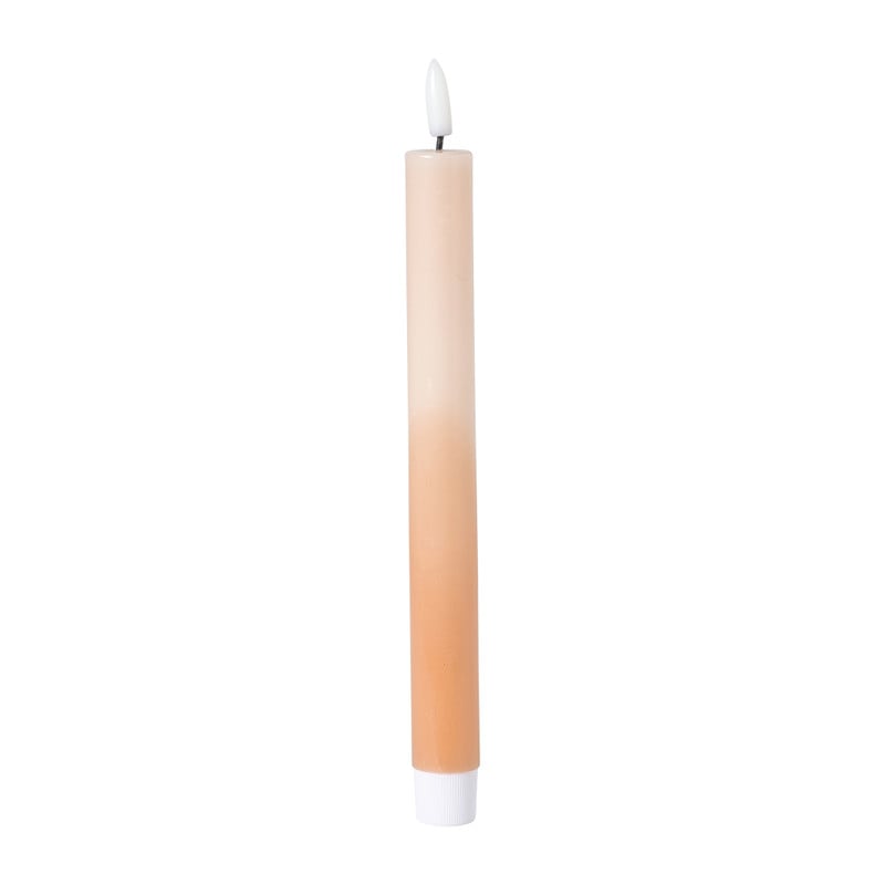 LED dinerkaars duo - bruin/beige - &Oslash;2.2x24.5 cm