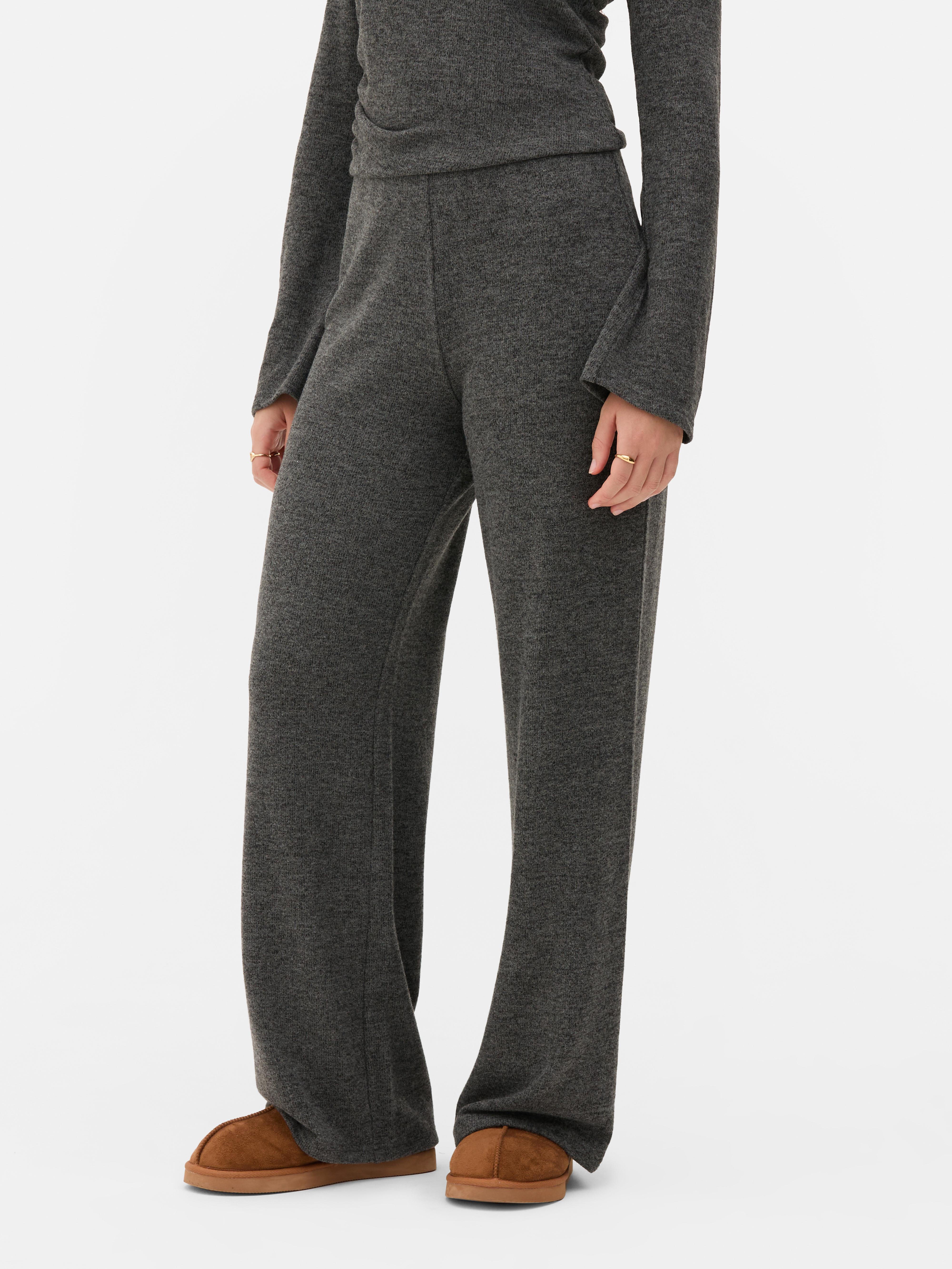 Wide-Leg Jersey Leggings