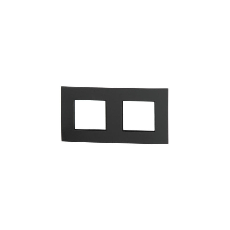 Plaque de recouvrement Intense double horizontale anthracite NIKO