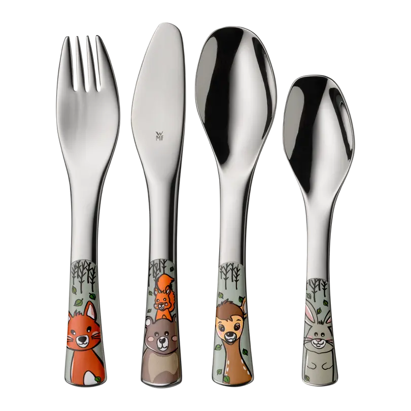 Kinderbesteck-Set 4-teilig Forest friends
