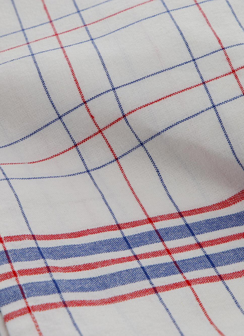 TORCHON EN COTON à CARREAUX MULTICOLORE