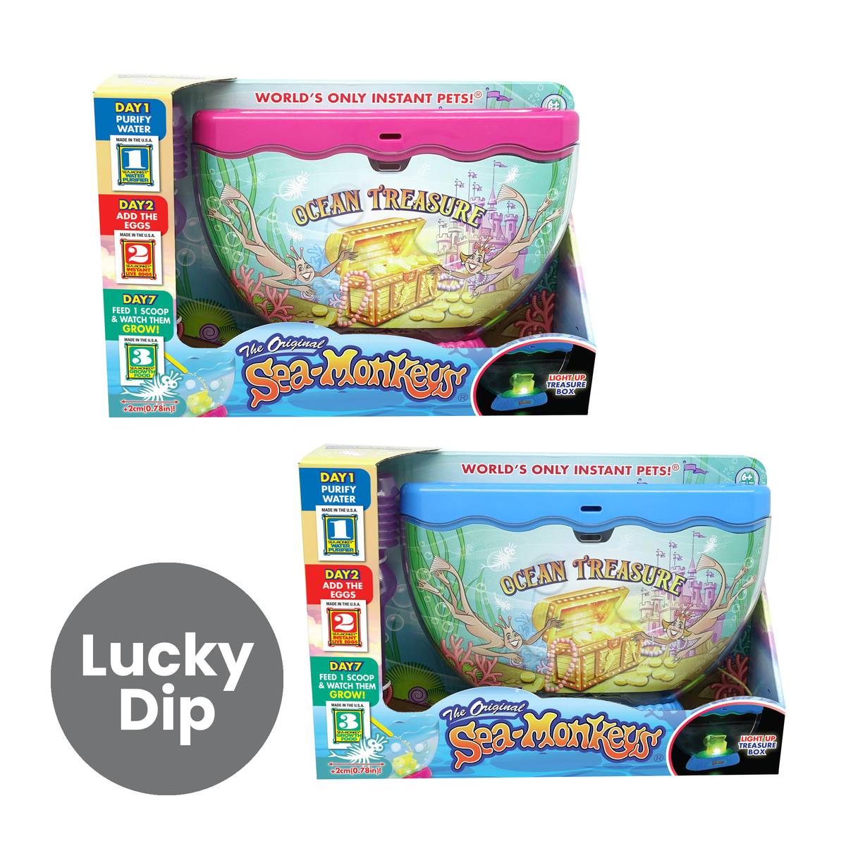 Assorted Sea-Monkeys Ocean Treasure Tank