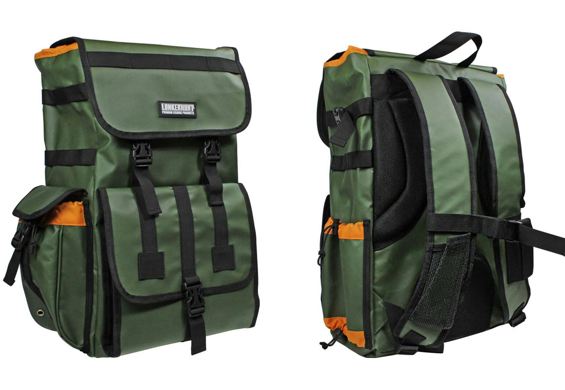 Lunkerhunt LTS Waterproof Tackle Backpack, Green