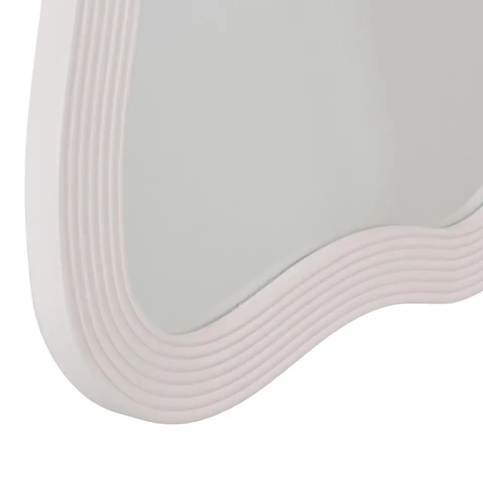 Fragix Wandspiegel Wavy 80x50 Ivory hout