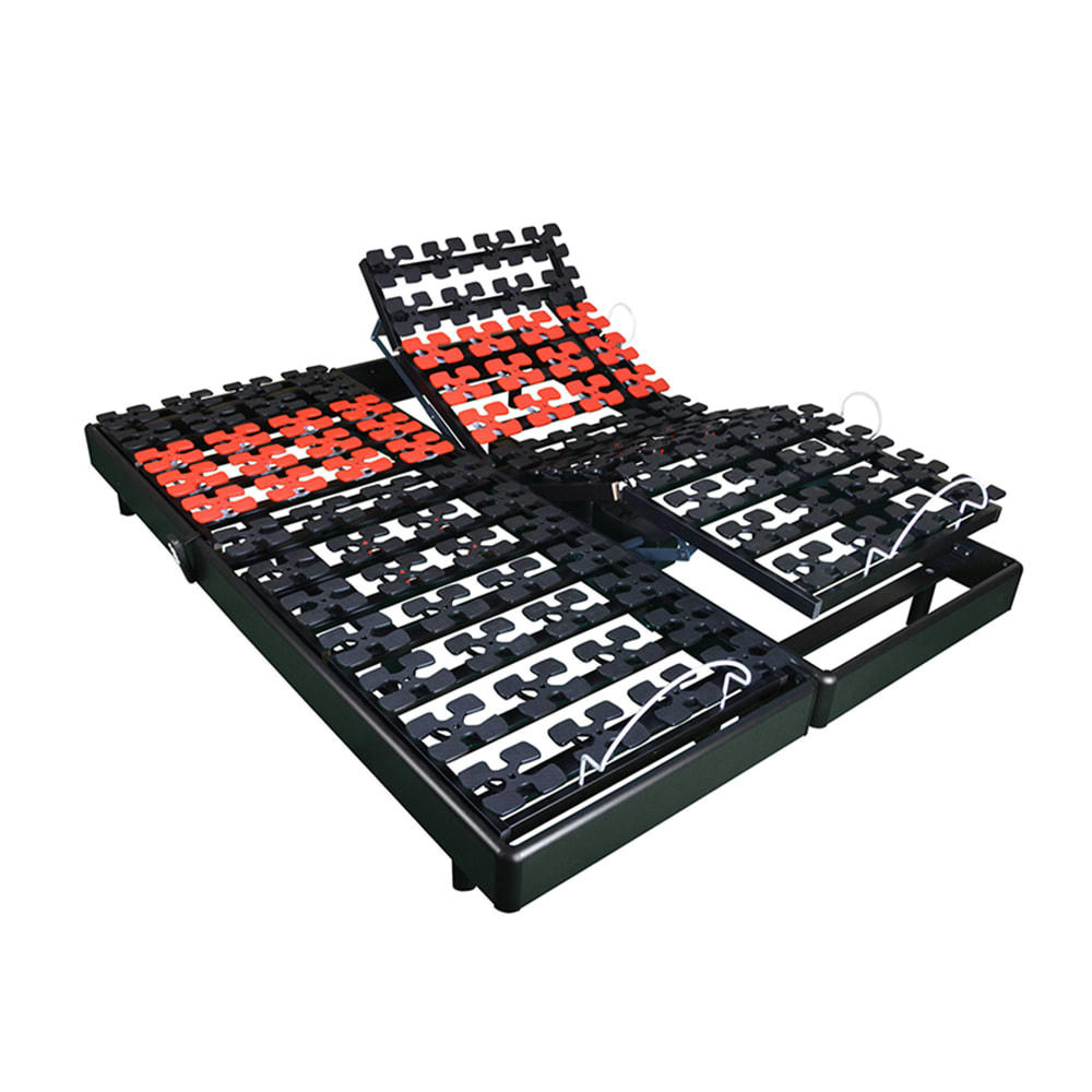 SUPERFLEX - Jeu de 2 sommiers électriques  140x190  Plots