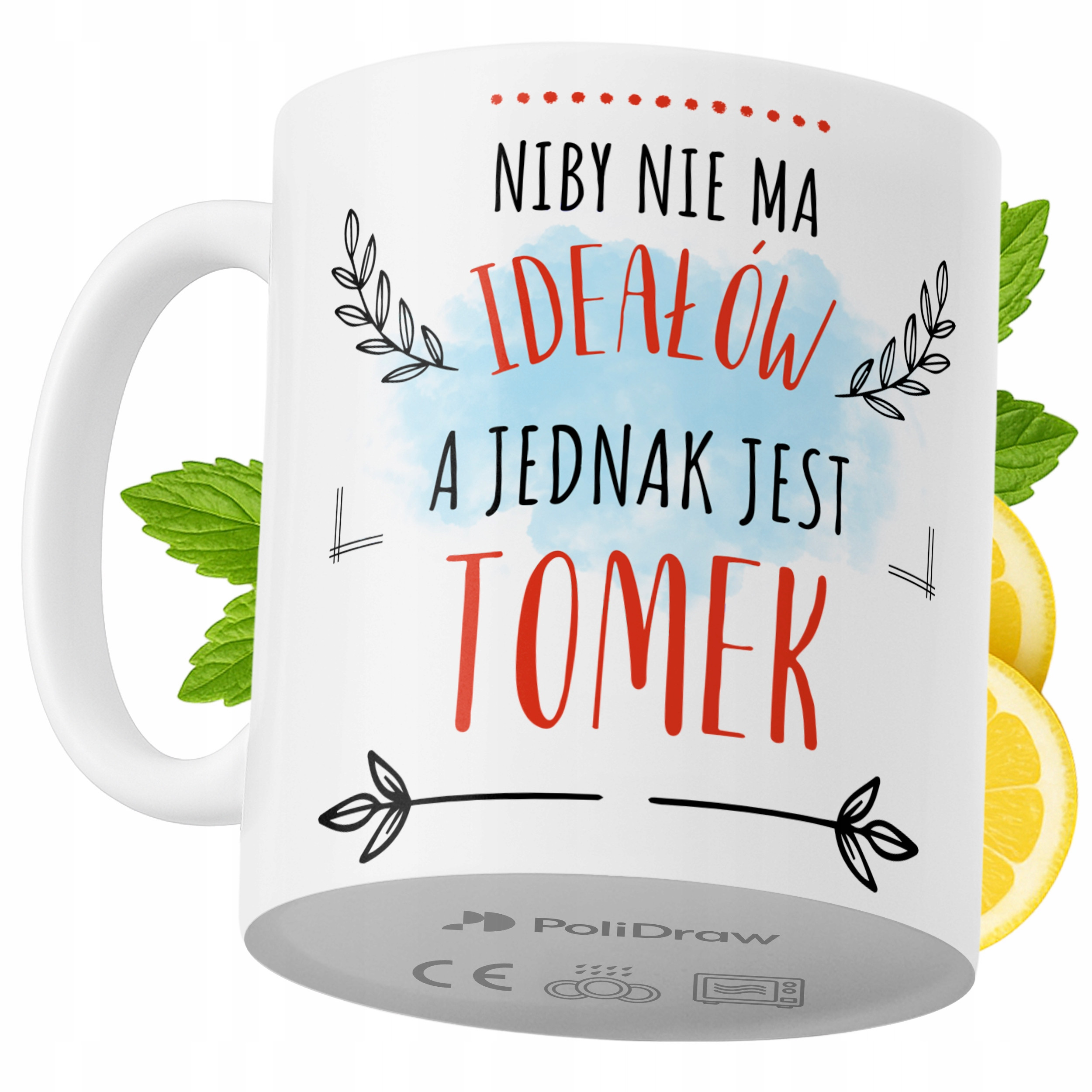 Kubek Dla Tomka na Prezent z Nadrukiem ze Zdjęciem 330 ml PoliDraw