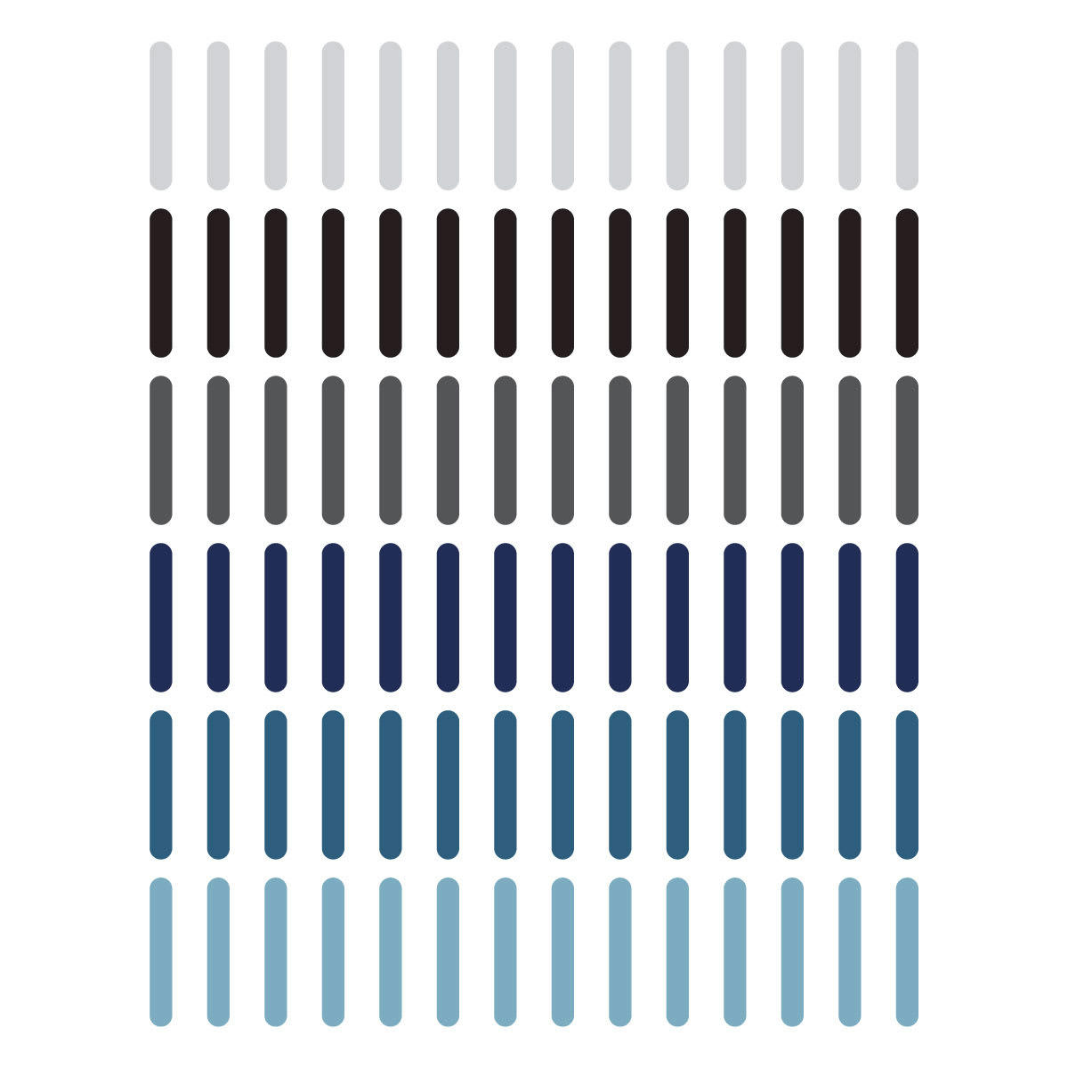 CONFETTI - Stickers muraux en vinyle confettis bleu et gris