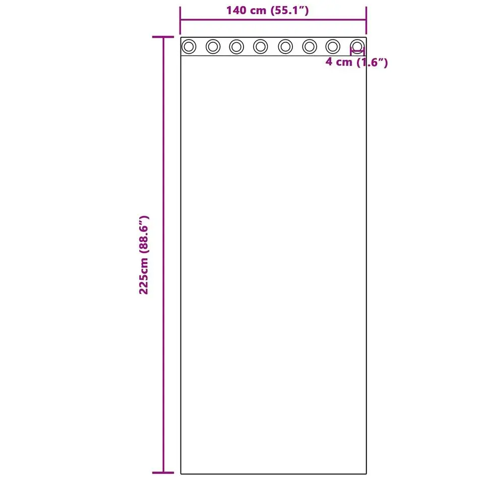 vidaXL Gordijnen met ringen - Lichtgrijs - 140x225 cm - Fluweel - 2 Stuks