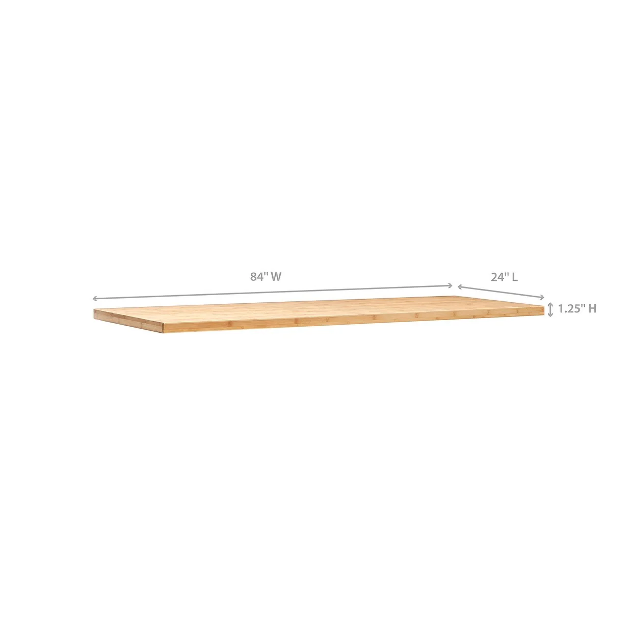 NewAge Products Pro 3.0 Series 84 Bamboo Top - 84in. Bamboo Top