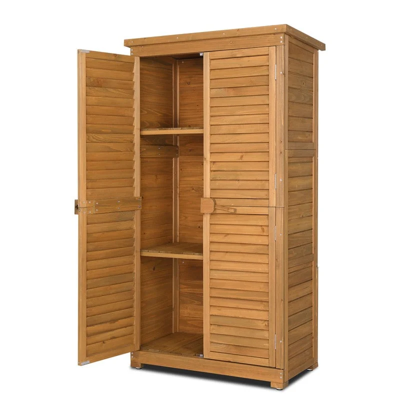 Garden Solid Wood Storage Shed