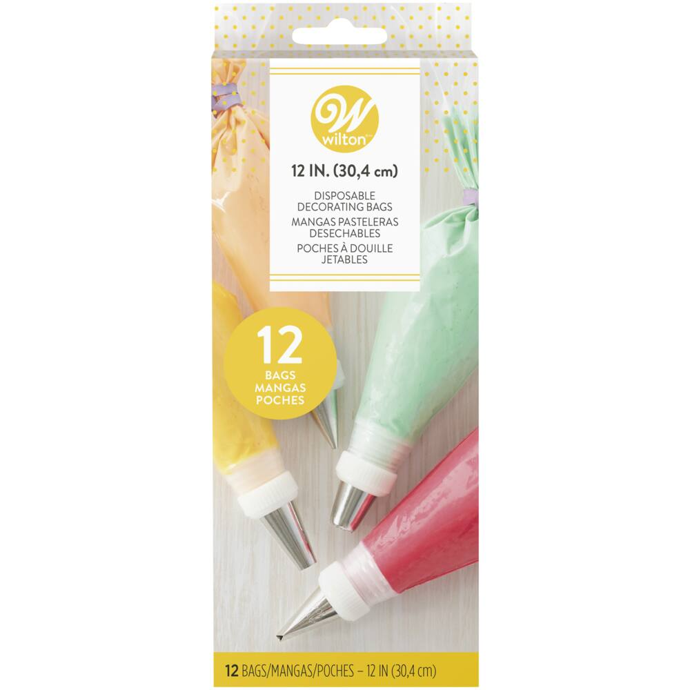 Wilton Disposable Decorating Piping Bags, 12-in, 12-pk