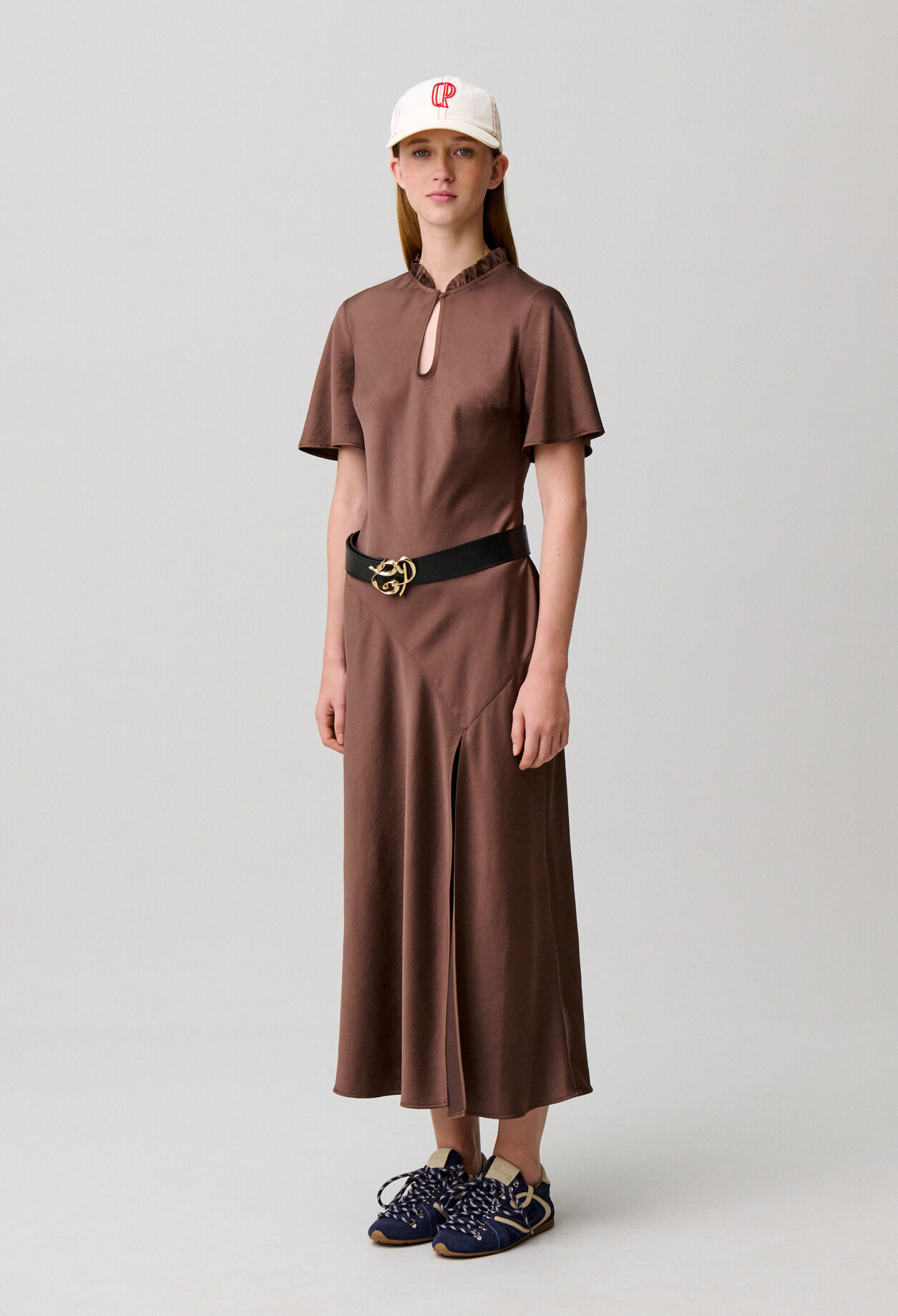 Robe midi fluide