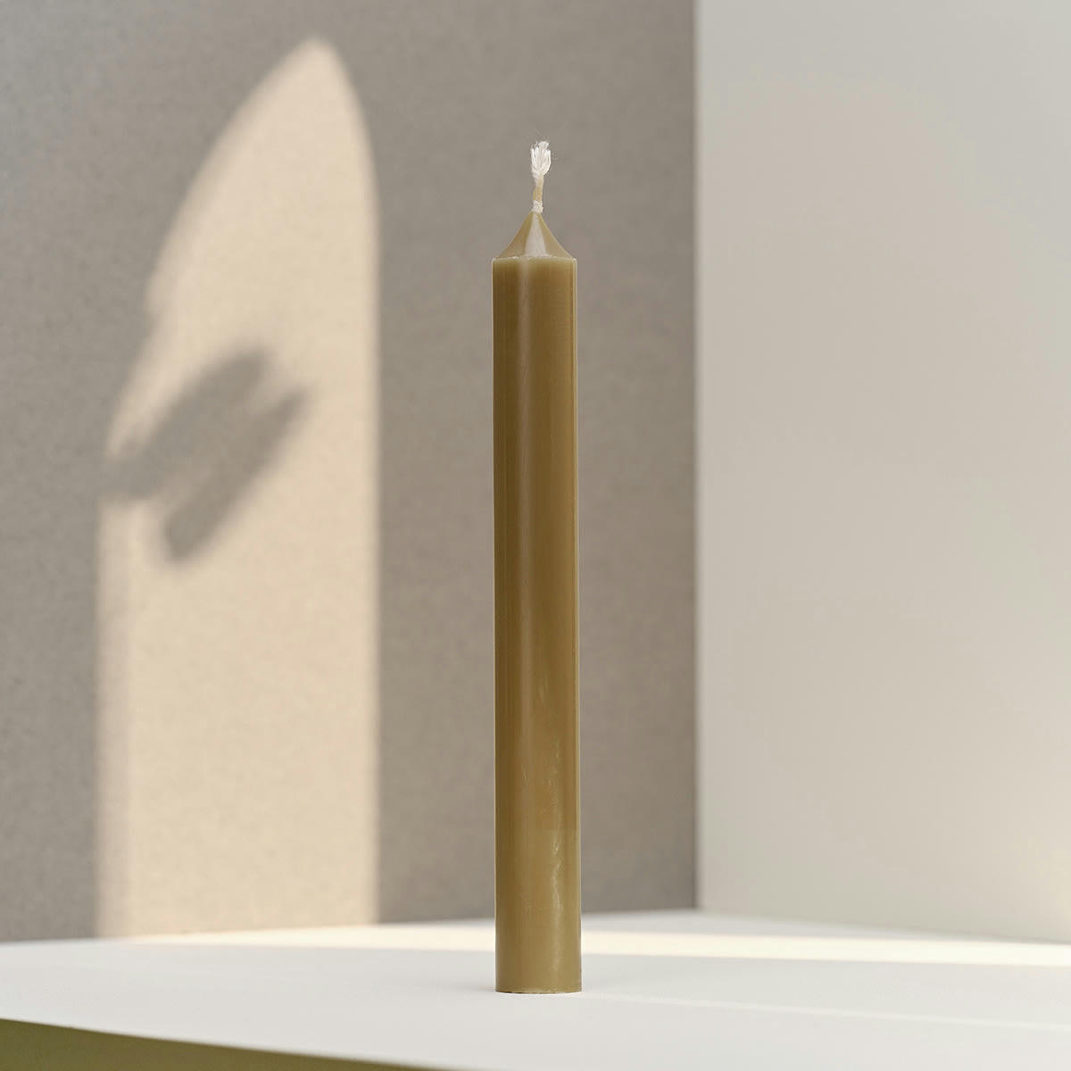 - 12 bougies droites 7h Bronze Chic