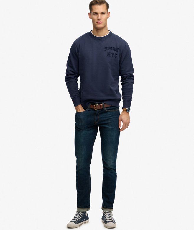 Vintage Athletic Tonal Crew Sweatshirt
