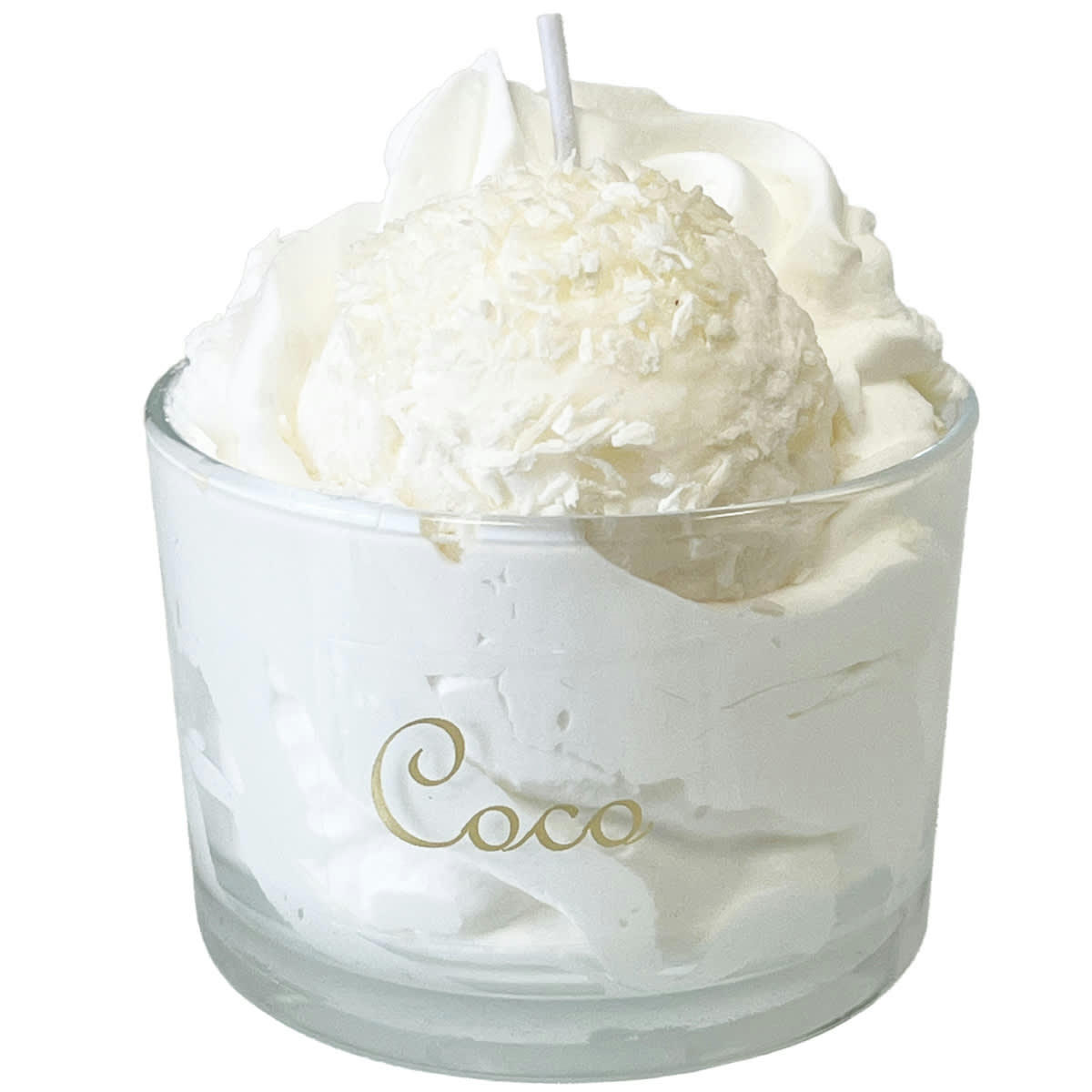 - Bougie parfumée sorbet coco fait main