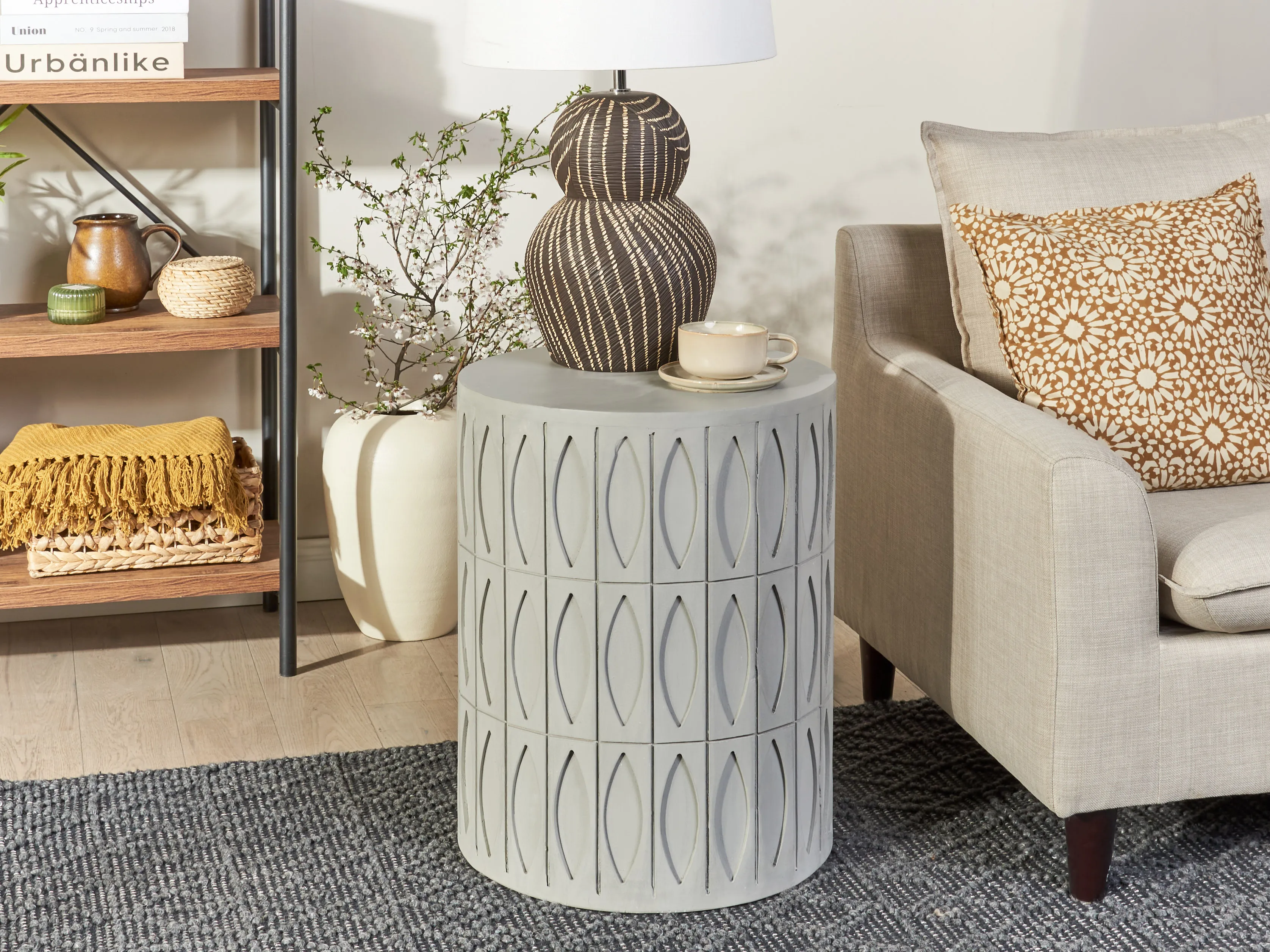 Side Table DEARA Light Grey